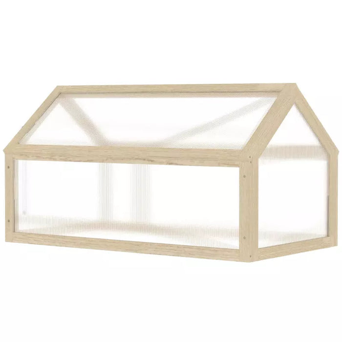 Small Wooden Cold Frame Greenhouse