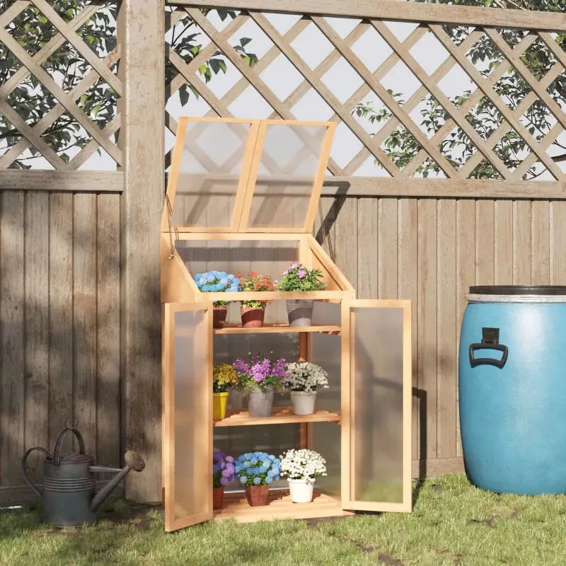 Small Wooden Greenhouse Cold Frame