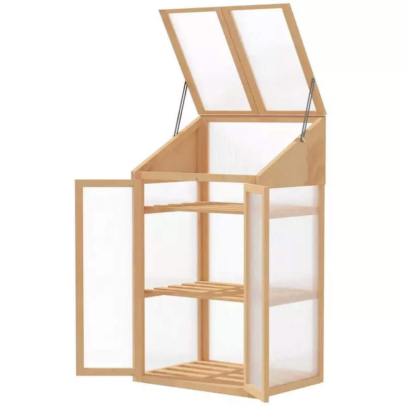 Small Wooden Greenhouse Cold Frame
