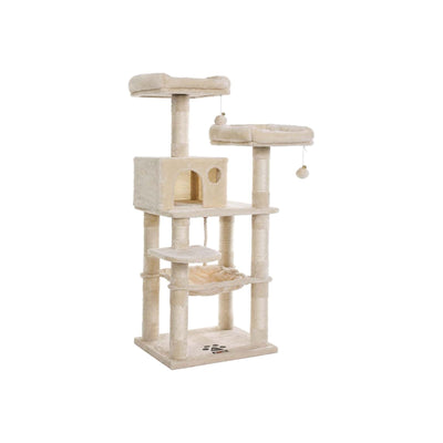 Feandrea Tall Cat Tree Tower Beige