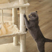 Feandrea Tall Cat Tree Tower Beige