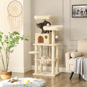 Feandrea Tall Cat Tree Tower Beige