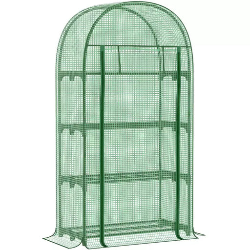 Stylish Mini Greenhouse With Arched Top