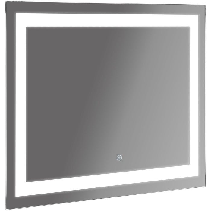 LED Wall Mounted Bathroom Mirror With Touch Switch (80x60cm)