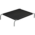 Black Elevated Pet Bed: Large (110x75x20cm) Pawhut