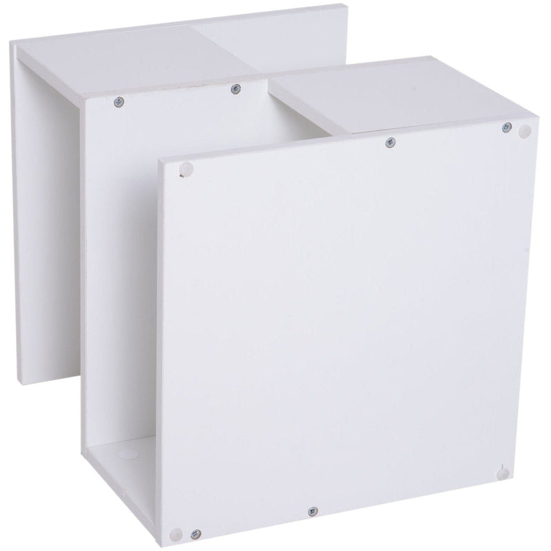 2 Tier Square Coffee Table with Storage