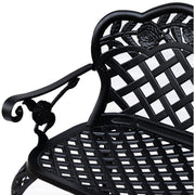 Cast Aluminium Garden Bench Outsunny