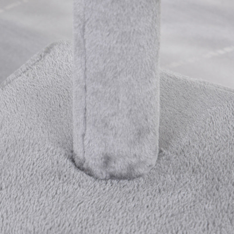 Grey 3-Tier Sisal Rope Cat Scratching Tree