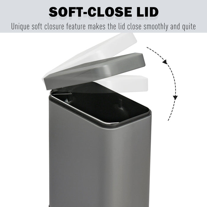 Small Pedal Bin, Soft-Close Lid