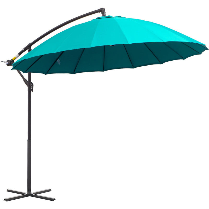 3m Shanghai Cantilever Parasol - Crank Handle, 18 Ribs