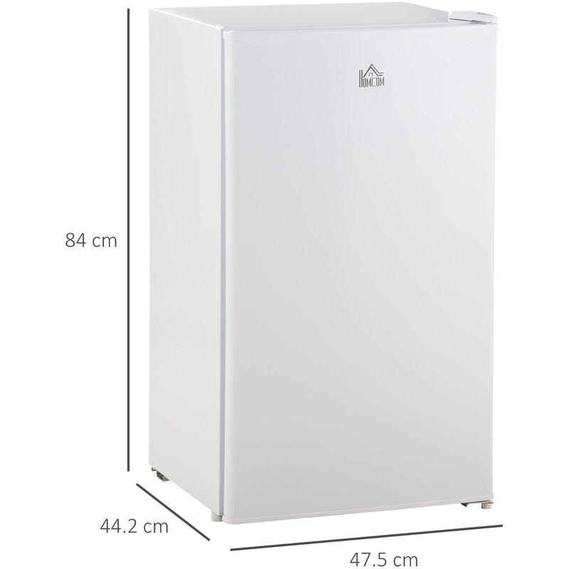 91L Under Counter Fridge With Chiller Box, White