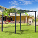 Metal Pergola With Trellis Roof, 3x3m, Black