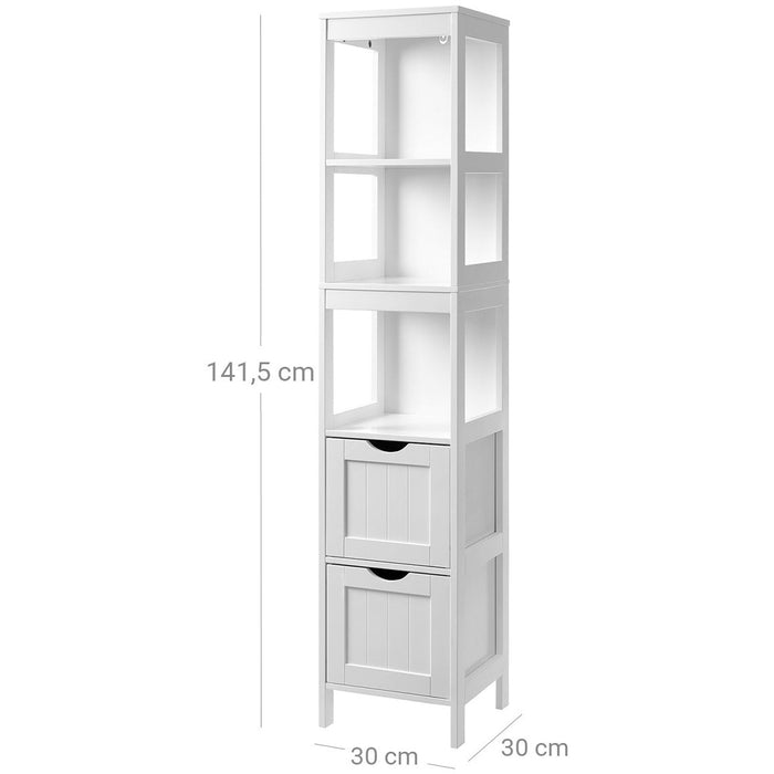 Vasagle Tall Bathroom Cabinet, White