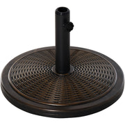 Stylish Patio Umbrella Stand, 35-48mm Poles Outsunny
