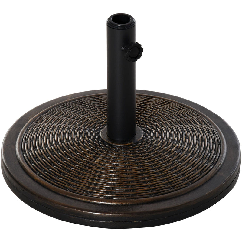 Stylish Patio Umbrella Stand, 35-48mm Poles Outsunny
