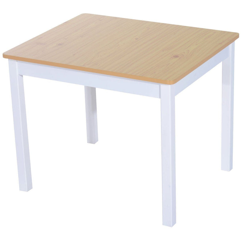 Kids Table and Chair Set With Storage Bench, 4-Piece