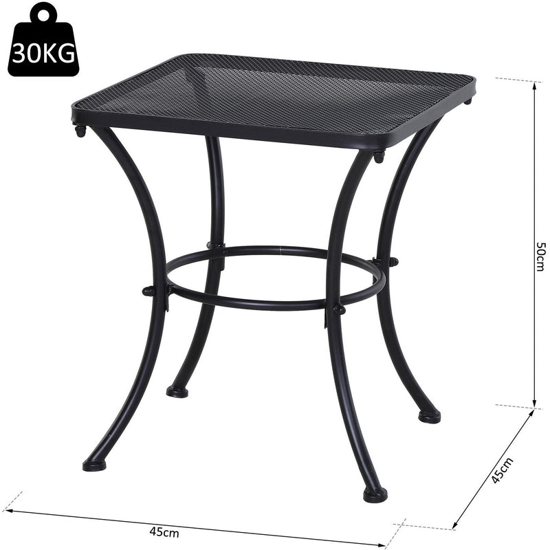 Square Bistro Table Outsunny