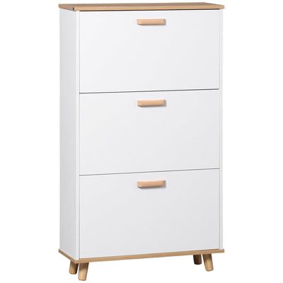 HOMCOM Slim Shoe Cabinet for Hallway Homcom