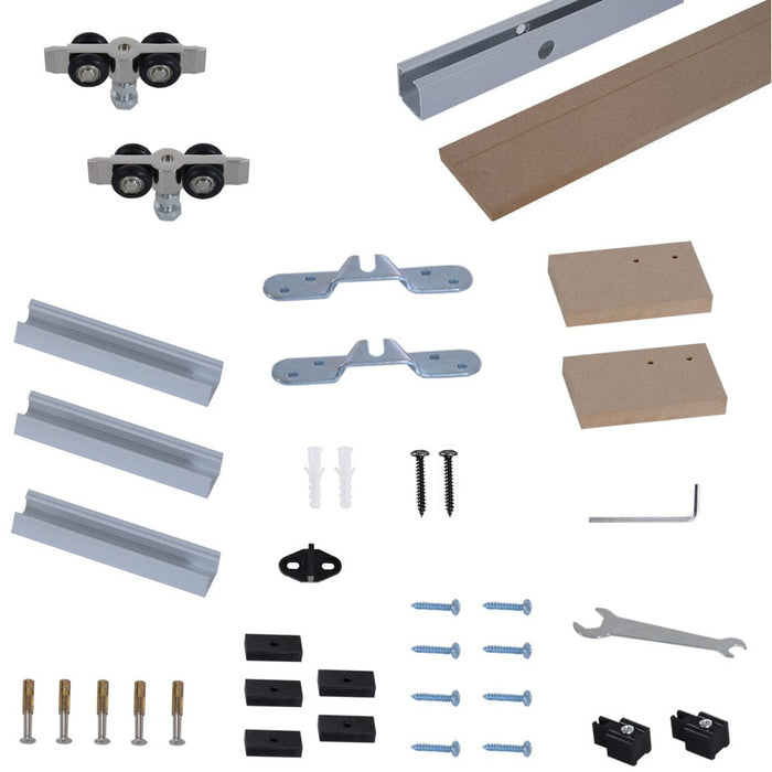 6.5FT Sliding Barn Door Hardware Kit