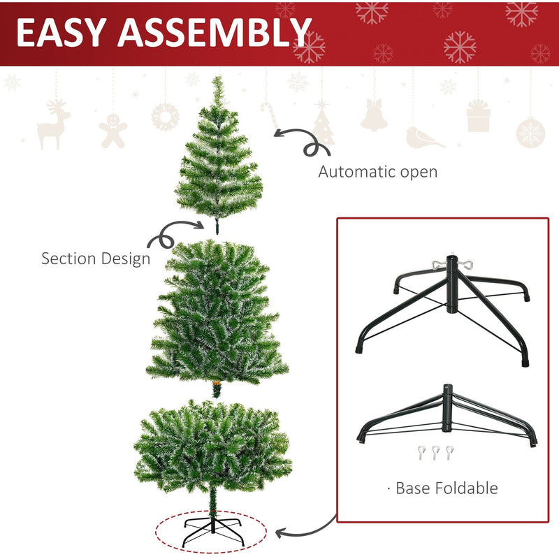 7ft Artificial Christmas Tree 2.1M With Metal Stand