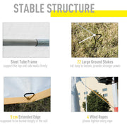 Large Heavy Duty Waterproof Party Tent