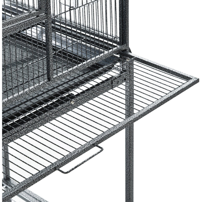 Bird Cage With Detachable Stand, Wheels, 162x81x48cm