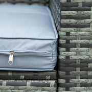 5 Seater Garden Sofa Set Rattan Outsunny