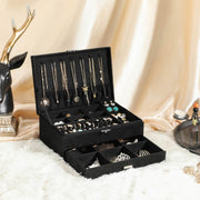Songmics Jewelry Box With Drawer Black Songmics