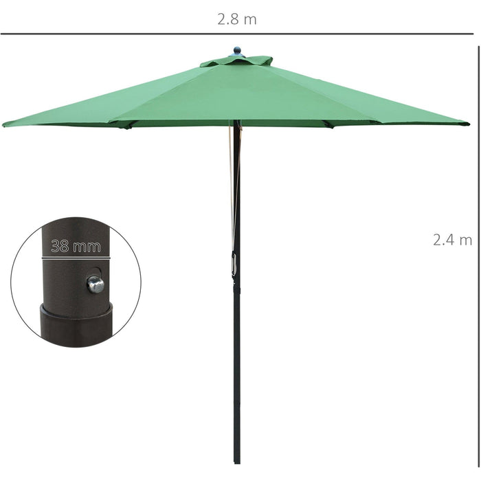 2.8m Outdoor Patio Parasols