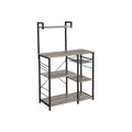 Vasagle Kitchen Storage Rack, Black and Greige