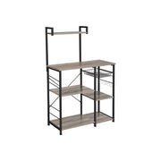 Vasagle Kitchen Storage Rack, Black and Greige