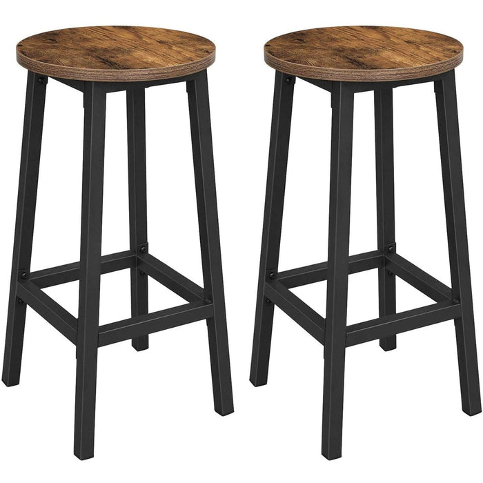 Industrial Bar Stools (Set of 2)