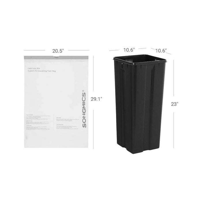 90L Drawstring Trash Bags 2 Pack