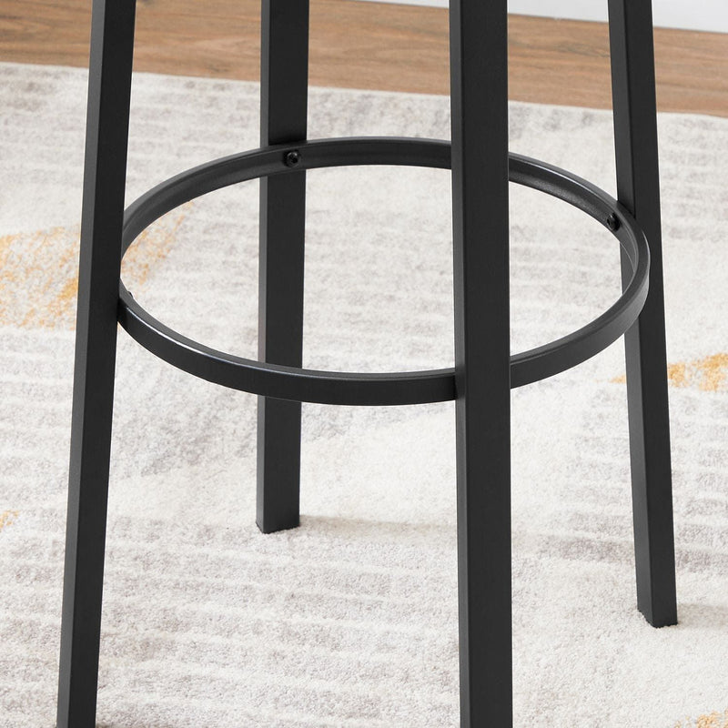 Vasagle Set of 2 Bar Stools With Backs VASAGLE