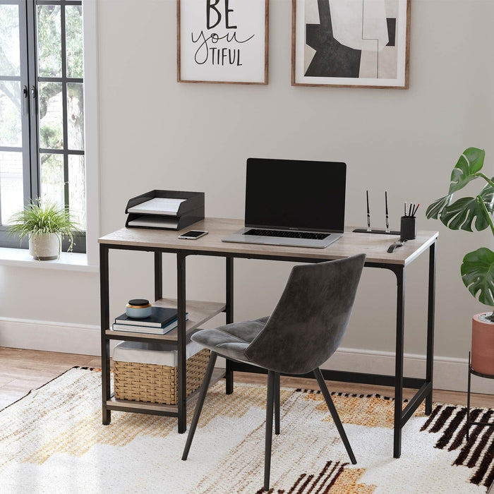 Vasagle Computer Desk with 2 Shelves