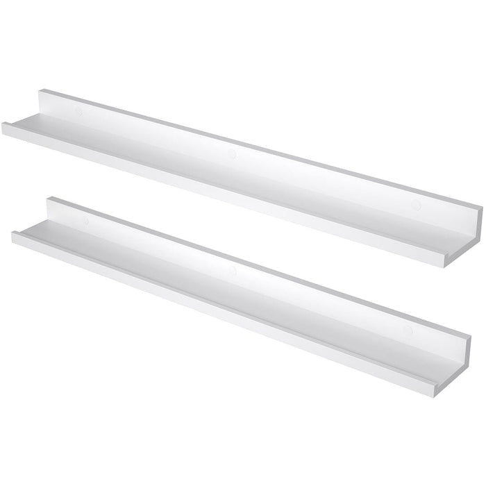 2-Pack White Picture Ledge