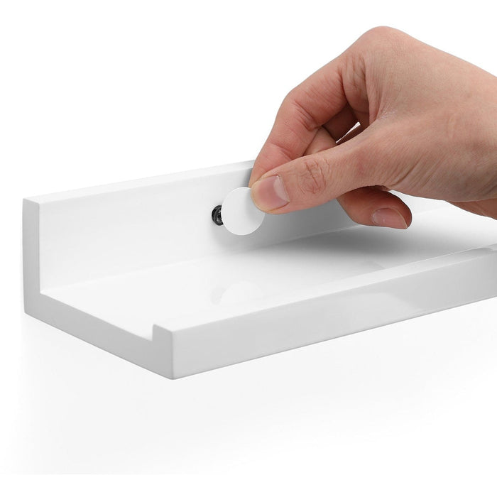 2-Pack White Picture Ledge