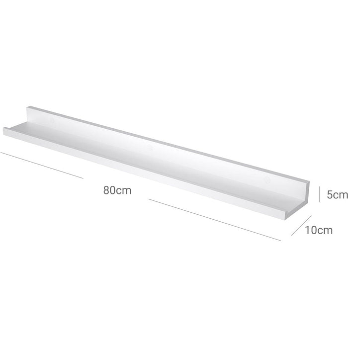 2-Pack White Picture Ledge