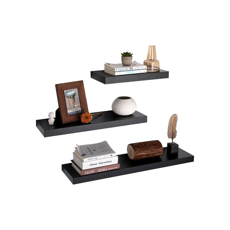 Vasagle Floating Wall Shelf, Black, 40cm