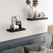 Vasagle Floating Wall Shelf, Black, 40cm