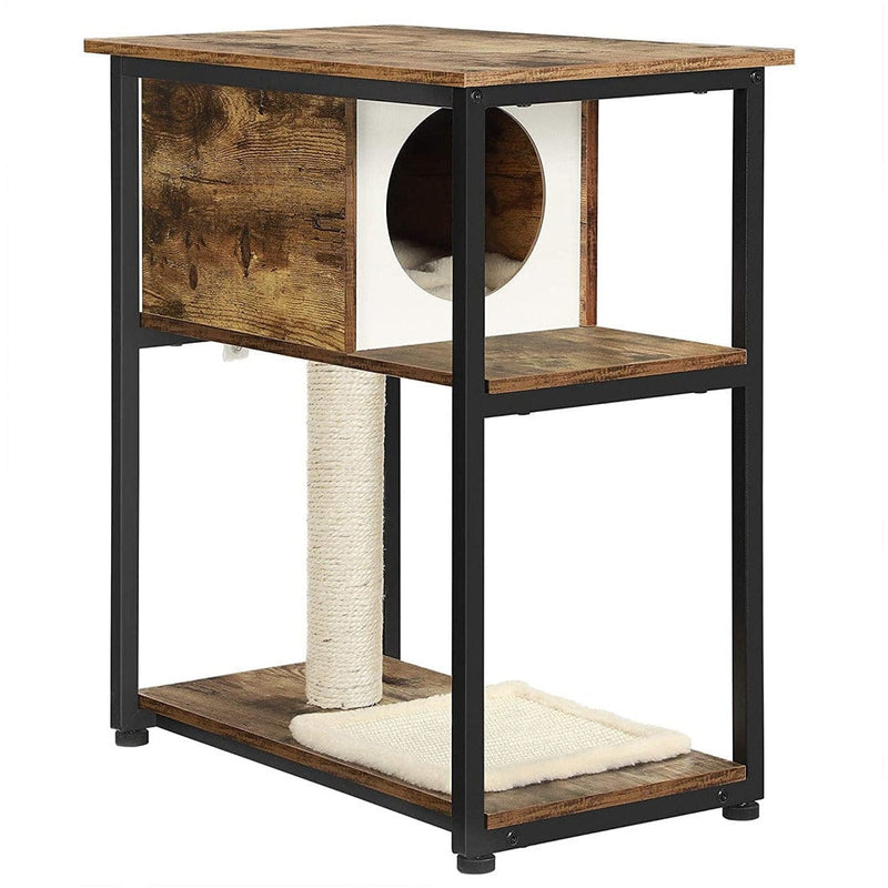 Industrial Cat House With Scratching Post by Feandrea