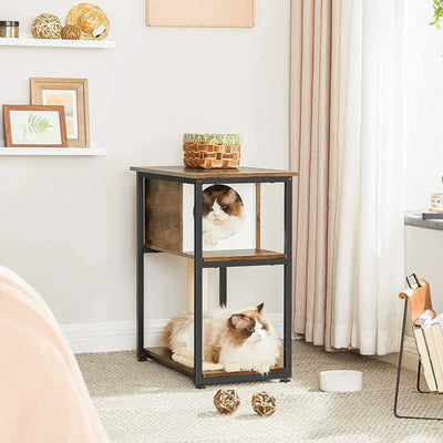 Industrial Cat House With Scratching Post by Feandrea