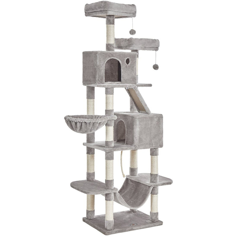Feandrea Light Grey Tall Cat Activity Centre