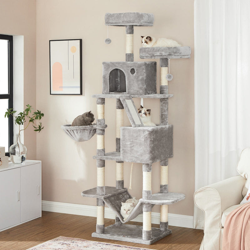 Feandrea Light Grey Tall Cat Activity Centre