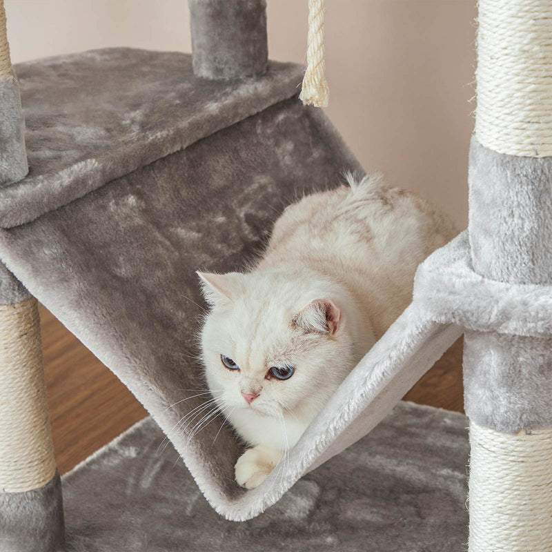 Feandrea Light Grey Tall Cat Activity Centre