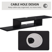 Wall Mounted Floating TV Stand Homcom