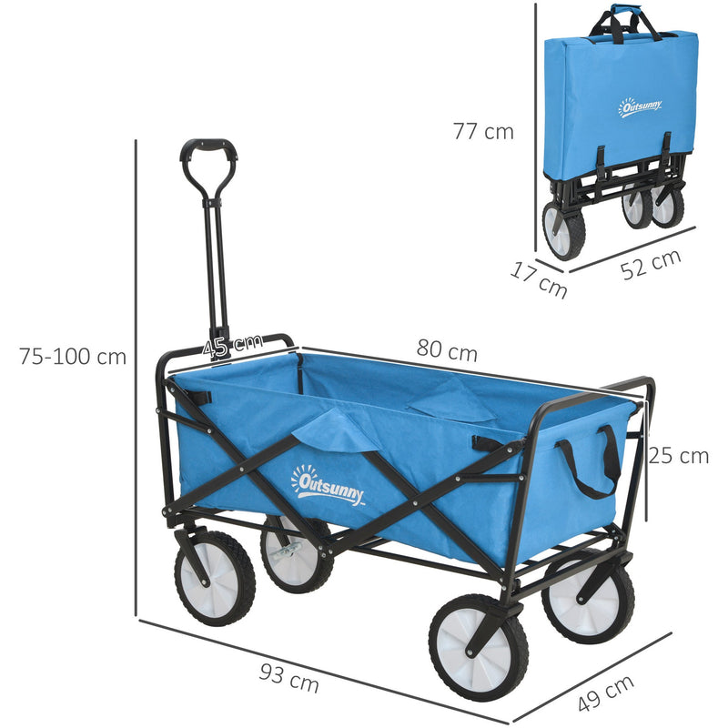 Folding Trolley For Garden, Camping, Beach, Festivals