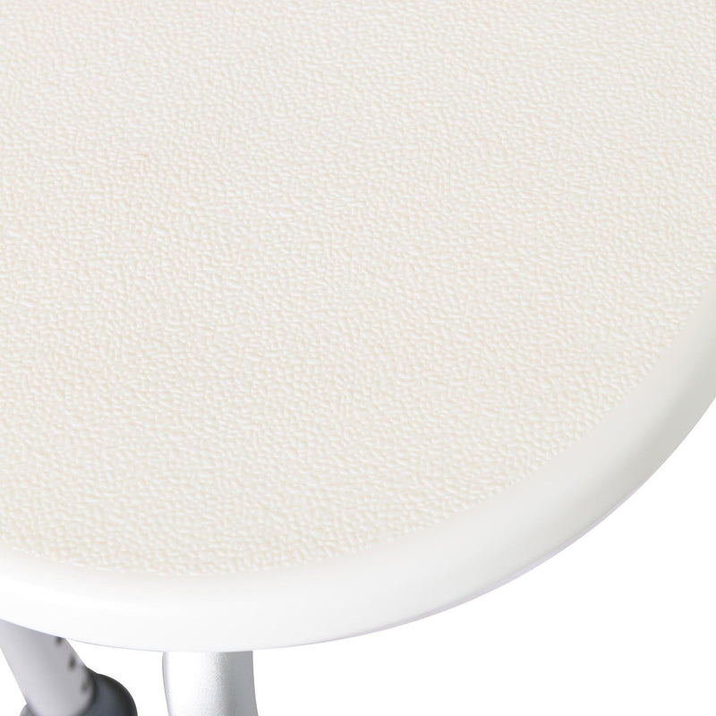 Non Slip Shower Seat, Cream White