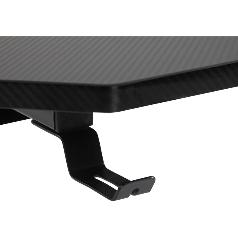 Steel Frame Gaming Desk with Cup Holder & Cable Organiser