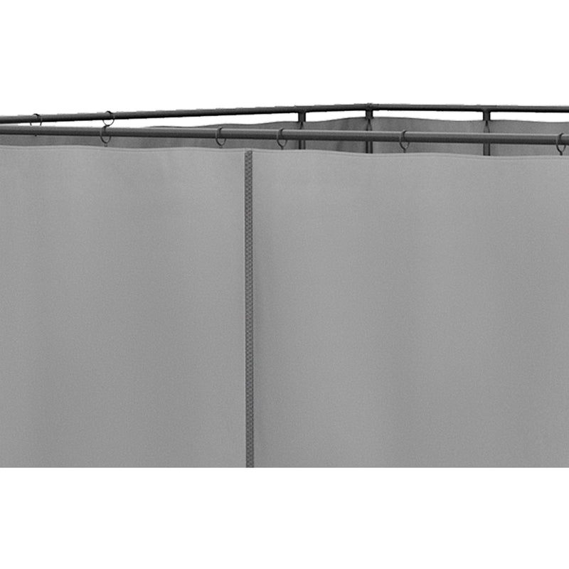 Sides For Gazebo, 4 Panels, Fits Most 3x3m Gazebos, Grey Outsunny